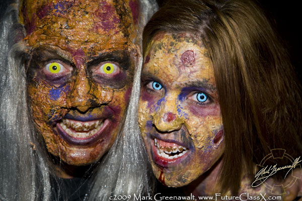 Mark Greenawalt and Amanda Posie as Bodyssey Zombies